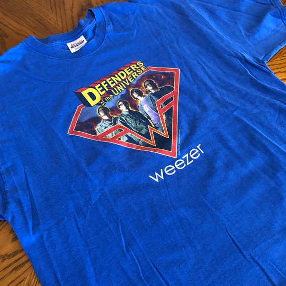 Weezer “Defenders of the Universe” t-shirt rare vintage Emo rock XL - Picture 2 of 3